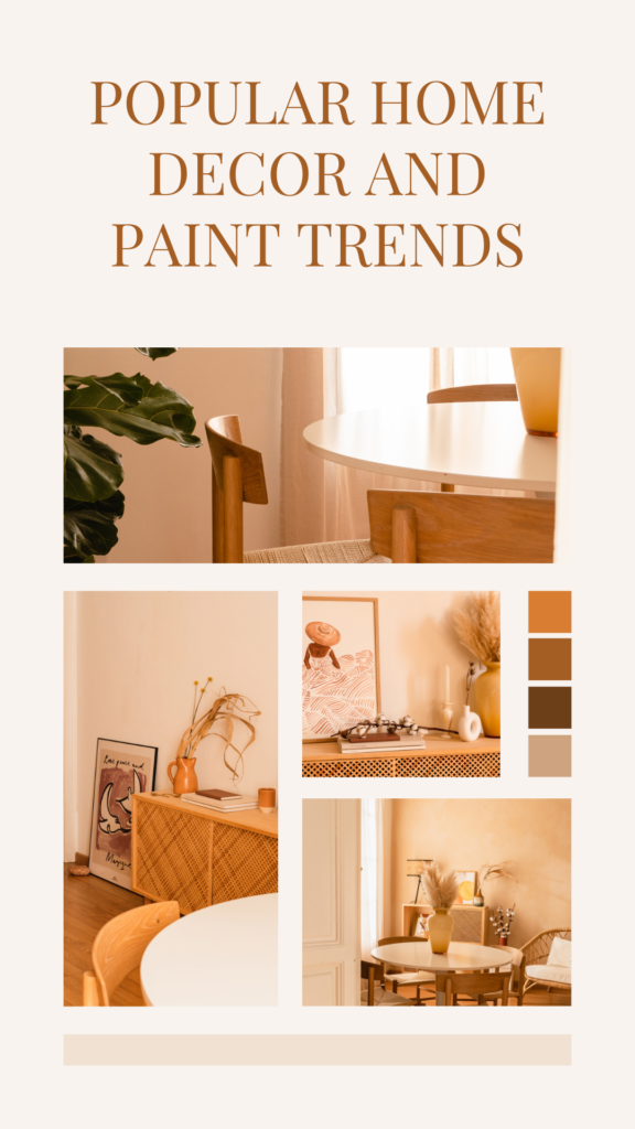 Popular Home Decor and Paint Trends
